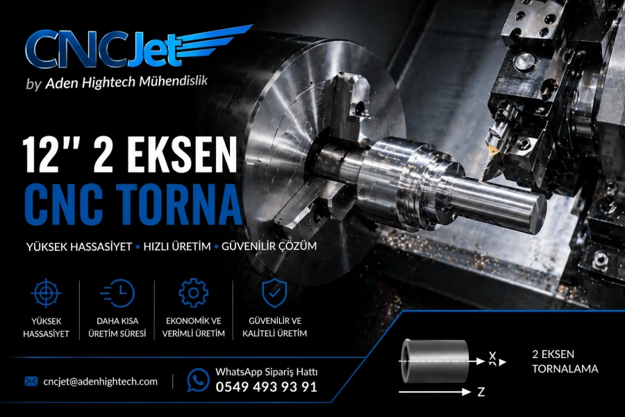 2 Eksen CNC Torna Hizmetleri 2 Eksen CNC Torna Hizmetleri
